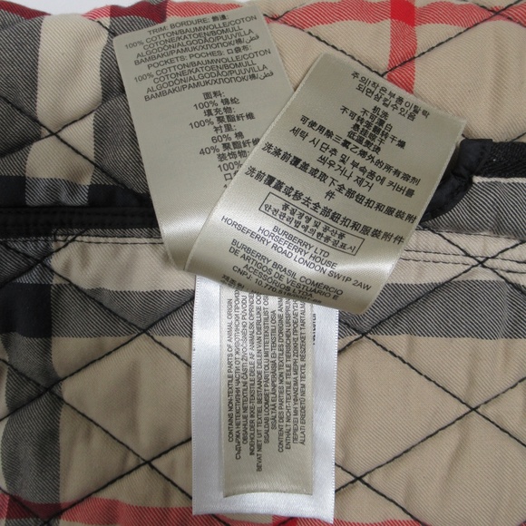 Burberry Brit Men's Diamond Quilted Vest Black Size M - Picture 12 of 12